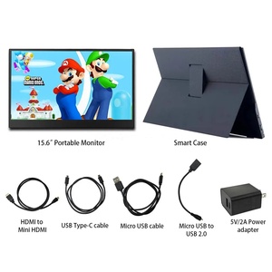 ABRUI 15.6 pouces moniteur Portable 100% SRGB 350Cd/m <span class=keywords><strong>deuxième</strong></span> <span class=keywords><strong>écran</strong></span> pour ordinateur portable type-c support de compatibilité de Signal support 1920x1080 - Product Image 4