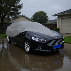 Funda para Auto Ford Premium de Tela No Tejida, Color Gris Mate, para Protección del Vehículo - Product Image 2