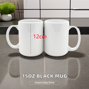 Tazas de cerámica de 15oz al por mayor personalizables <span class=keywords><strong>con</strong></span> su logotipo o fotos recubiertas regalos impresos - Product Image 3