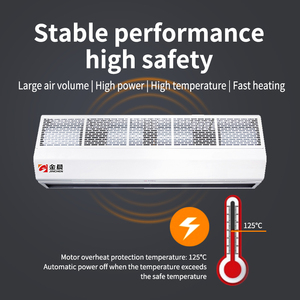 <span class=keywords><strong>Rideau</strong></span> <span class=keywords><strong>d</strong></span>'<span class=keywords><strong>air</strong></span> chauffant <span class=keywords><strong>électrique</strong></span> Jinchen 220V certifié CE, faible bruit, ventilateur de porte monté au plafond, pour magasin, supermarché - Product Image 5
