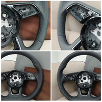 Volant en cuir semi-perforé pour Audi B8 A3 A4 A5 S3 S4 S5 RS3 RS4 RS5 B9