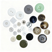 All-Match Four-Eyes Boutons de pull en résine plastique écologique avec perles Accessoires de vêtements de mode