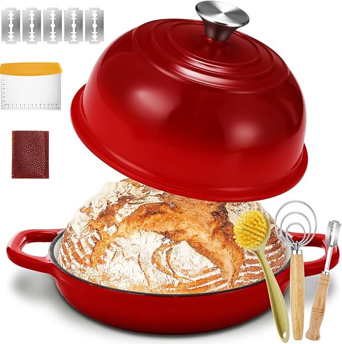 Enameled Cast Iron Dutch Oven with