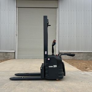 Apilador <span class=keywords><strong>Manual</strong></span> de Paletas Fabricado en China, Horquilla Doble Ajustable, Elevador Hidráulico <span class=keywords><strong>Manual</strong></span> de 2 Toneladas - Product Image 2