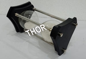 Nautical Black Wooden Sand Time Sand <b>Clock</b> Timer Creative Hourglass <b>Chrome</b> Polish Modern Design Wedding Office Table Home Decor - Product Image 3