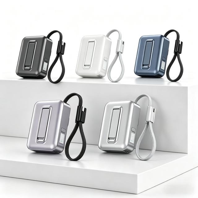 Super Fast Wireless Power Bank Qi2.2 10000 Mah High Capacity Mobile Charger Stand Custom Design Magnetic Power Bank for iphone