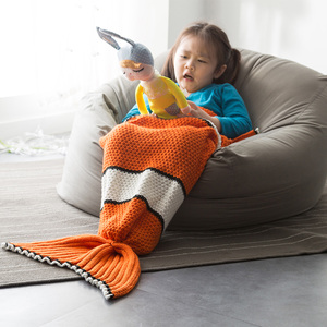 Doux À <span class=keywords><strong>La</strong></span> Main Petites Filles Sacs De Couchage Sirène Queue <span class=keywords><strong>Couverture</strong></span> Polaire - Product Image 1