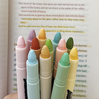 8-10-12Colors Bible Surligneur Étudiant Enfants Journal Fournitures Scolaires Accessoires d'Apprentissage Gel Surligneur
