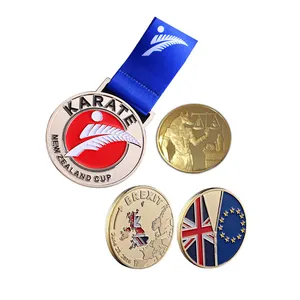 Custom Silver Gold Brass Souvenirs Coins Anubis Egyptian Commemorative Coin UK Brexit National Commemorative Coin