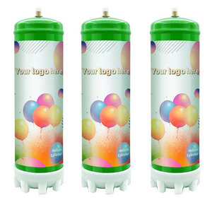 من المصنع مباشرة 2.2 لتر صلب محمول للاستعمال مرة واحدة ضغط عال 30LB غاز بالونات خالص 2 من الوزن - Product Image 4