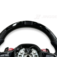 Volant en fibre de carbone style LCI pour BMW G20 G30 G80 G82 M3 M4 2018-2025, volant en cuir chauffant personnalisé avec LED, châssis G