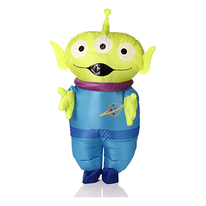 Disfraz de super SEAT para adultos, disfraz inflable de Alien, Unisex - Product Image 1