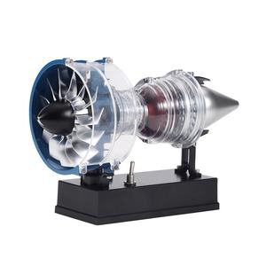 Настольная декорация: Сборная модель двигателя гражданского самолета из металлического сплава, вращающаяся, новинка - Product Image 1