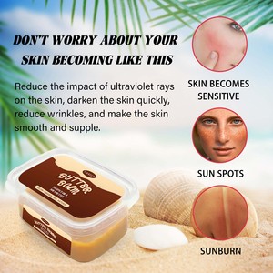 Gel Bronceador de Efecto Intenso con Brillo para Solárium de Marca Privada, <span class=keywords><strong>Crema</strong></span> de Bronceado Express con Efecto Tingle, <span class=keywords><strong>Crema</strong></span> de Mantequilla - Product Image 3