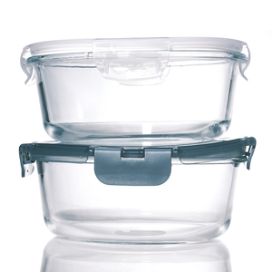 Boîte à lunch en verre de 640ml avec couvercle de verrouillage - Product Image 4