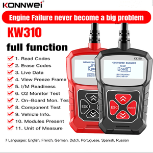 Tiện dụng nhỏ gọn xe công cụ chẩn đoán konnwei kw310 động cơ Analyzer O2 cảm biến Checker OBD2 DTC mã đọc - Product Image 2