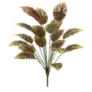 Plantes artificielles, arbre de croton, plantes tropicales, décoration intérieure et extérieure, croton artificiel - Product Image 2