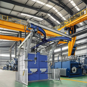 Máquina de granallado de doble gancho Eléctrica aprobada por 9001 Característica de eliminación de óxido de rueda de <span class=keywords><strong>coche</strong></span> Blaster de suspensión de tipo continuo - Product Image 3