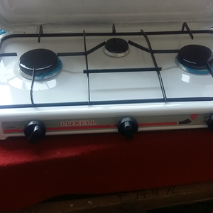 Brûleur à gaz Triple 4 pouces de grande qualité, réchaud de camping en émail - Product Image 1
