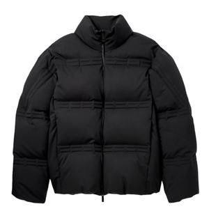 ออกแบบโลโก้แบบมืออาชีพ เสื้อโค้ทกันลมสีดำสำหรับฤดูหนาว น้ำหนักมาก สำหรับผู้ชาย และเสื้อโค้ทที่เป็นมิตรกับสิ่งแวดล้อม - Product Image 1