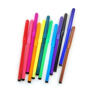 Vente d'usine : Marqueur peinture classique 12 couleurs, stylo marqueur artistique fineliner, pinceau aquarelle pour enfants - Product Image 3