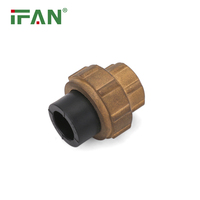 Accessoires de tuyauterie PPR personnalisés en couleur IFAN 20MM - 63MM 1/2\"-2\" Raccord PPR Union PN25 Raccords PPR