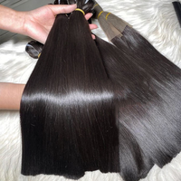 Fournisseur en gros de mèches de cheveux humains vierges vietnamiens bruts, lisses comme des baguettes, et de mèches indiennes, pour extensions de tissage en vrac
