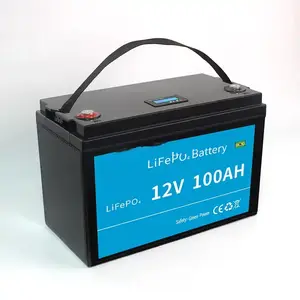 סוללת 1kwh Lifepo4 12v 24v 36v 48v 20ah 40ah 50ah 60ah 100ah סוללת ליתיום יון מחזור עמוק