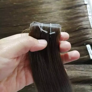 Extensiones de Cabello con Cinta Adhesiva Invisible, Cabello Humano Virgen Remy, Negro Natural, Doble Trama, Cinta Adhesiva Invisible, Fácil de Instalar para Mujeres - Product Image 5