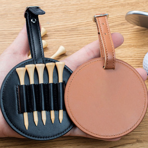 Sac à clubs de golf en cuir PU (lot de 5), peut être utilisé pour ranger des clubs de golf, des accessoires de golf et des cadeaux. - Product Image 2