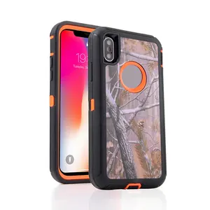 Funda Protectora para Teléfono Celular con Triple Defensa Resistente a Caídas para <span class=keywords><strong>iPhone</strong></span> X <span class=keywords><strong>XS</strong></span> <span class=keywords><strong>Max</strong></span> 11 12 13 Pro 14 - Product Image 1