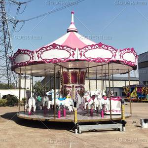 Carrusel de Diversión Móvil para Niños, Atracciones de Feria y Carnaval, Carrusel en Venta - Product Image 5
