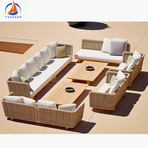 Prix usine meubles de <span class=keywords><strong>jardin</strong></span> canapés extérieur patio <span class=keywords><strong>jardin</strong></span> ensembles club chaise canapé en bois teck canapé - Product Image 6