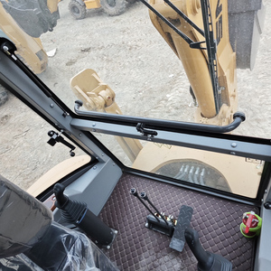 Backhoe máy xúc cargador 4WD bánh xe 388 Retro Pala backhoe loader với rops cabin - Product Image 5