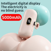 Produits Tendances 2026 Nouveautés Chargeur Rapide Portable Mini 2-en-1 5000mAh avec certifications CCC et CB
