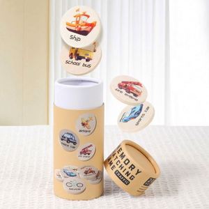 New Design Educational Toy for Preschool Toddlers Board Games Playing Matching Wooden <b>Memory</b> Game - Product Image 4