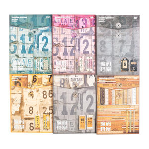 25 autocollants pour cartes rigides par paquet Codage Archive Series Vintage Labels Handbook Decorative Material 6 - Product Image 5