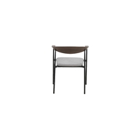 Chaise de salle à manger moderne minimaliste économique à structure métallique bon marché fauteuil de bureau à dossier en plastique grain de bois