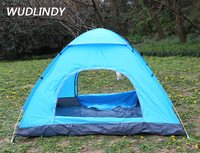 Daiwuddy-tente de Camping automatique secondes, tente familiale légère, avec Protection contre les UV, coupe-vent, Pop Up instantanée, pour 3 à 4 personnes