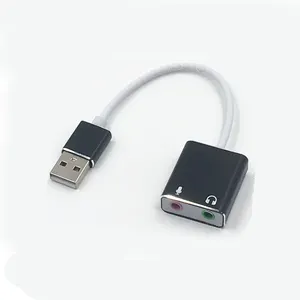 USB7.1 To 3.5ミリメートルAdapter USB Sound Card