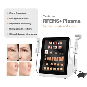 Nouvelle mise à niveau Plasma EMS RF 2 en 1 élimination de l'acné peau beauté élimination des rides vergetures dispositif d'élimination stylo Plasma