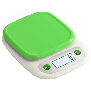 समृद्ध हॉट सेलिंग काटा 5 किलोग्राम एब्स प्लास्टिक इलेक्ट्रॉनिक डिजिटल रसोई स्केल उच्च सटीक स्वस्थ 5 किलोग्राम भोजन का वजन - Product Image 1