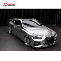 Alerón Delantero de Fibra de Carbono XTREME, Kit de Carrocería, Alerón Inferior para BMW Serie 4 G22 G23 420i 430i 440i 2021-2025
