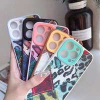 Étui de protection de luxe en cuir pour appareil photo, accessoires de téléphone, coque arrière pour iPhone 11 12 13 14 15 16 17 18 Pro Max et Samsung
