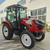 Tractor Yunnei National II de 90HP/100HP 4WD con Cabina con Aire Acondicionado, Maquinaria Agrícola para Labranza de Huertos
