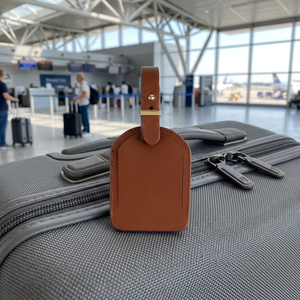 Men's ADORA Luxury Genuine Leather Durable Personalized Funny Cute Luggage Identification Tags Custom Logo 29 Years for Travel - Product Image 3