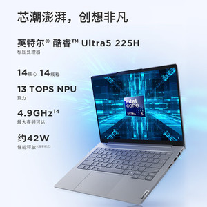 Lenovo ThinkBook 14 แล็ปท็อปธุรกิจขนาด 14 นิ้ว ดีไซน์บางเบา ใช้ Intel Core Ultra - Product Image 4