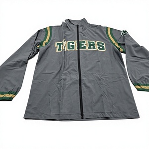 Chaqueta Deportiva <span class=keywords><strong>de</strong></span> Media Cremallera para Hombre, con Logotipo Personalizado, Estilo Vintage, Resistente al Viento, Transpirable, Talla Grande, para Otoño - Product Image 4