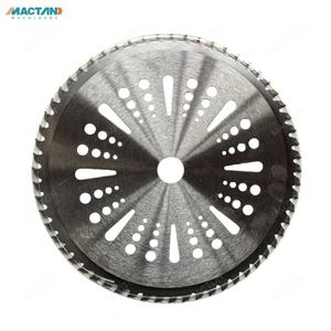 Accessoires pour débroussailleuse 60T, lame dentée pour tondeuse à gazon en acier au manganèse, directement de l'usine - Product Image 1