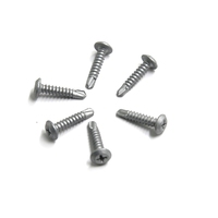 Vis autoperceuses à tête cylindrique en zinc brillant de haute qualité, à pointe de perçage Phillips, pour charpentes en acier léger et quincaillerie de meubles